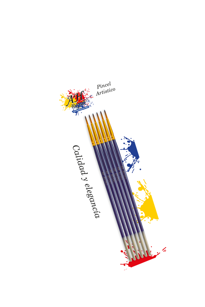 PINCEL AH ROYAL REDONDO NO 1 X6  [PAC20062-906]
