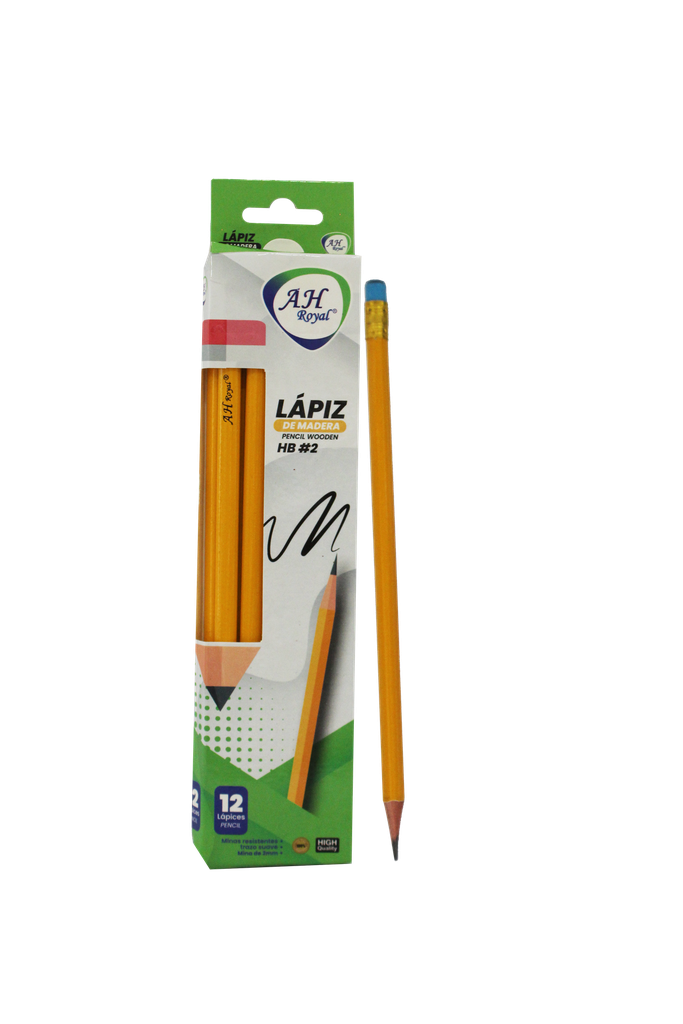 LAPIZ AH ROYAL AMARILLO HB2 (DISPLAY X 12) [PAC2016-2582]