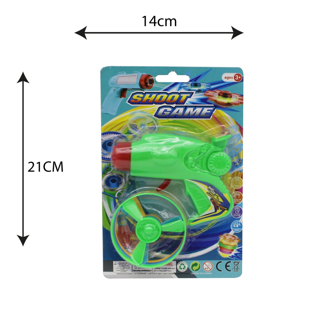 JUEGO DE PISTOLAS CON HELICE ENCARTONADA [9803]