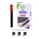 MARCADOR AH ROYAL PERMANENTE RECARGABLE X10 UND ROJO