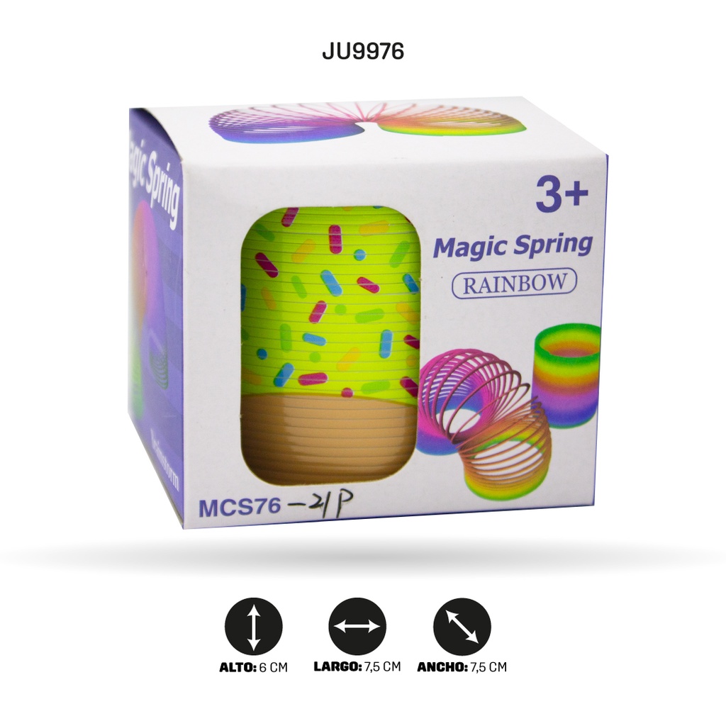 RESORTE SLINKY ARCOÍRIS [MCS76-21P]