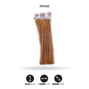 CHELINES DE FELPA COLOR CAFE ROJO BOLSA X 100 UND [PAC5381]