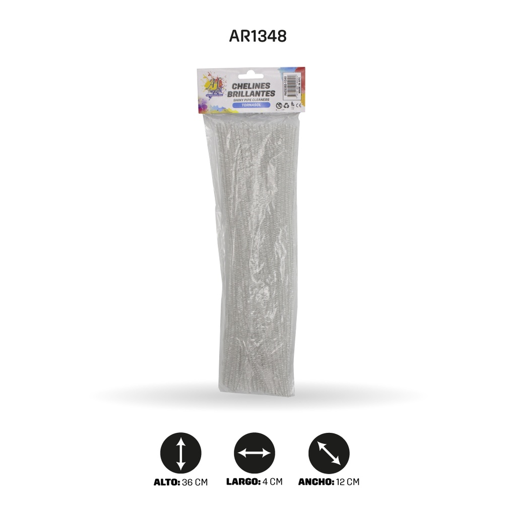 CHELINES BRILLANTES TORNASOL BOLSA X 100 UND [PAC5392]