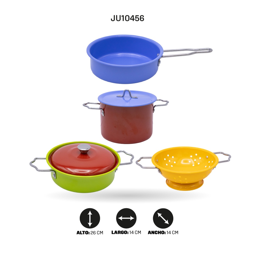 JUEGO DE VAJILLA DE ACERO INOXIDABLE [683G]