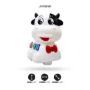 JUGUETE DE VACA CON LUZ Y SONIDO [8398-3A]