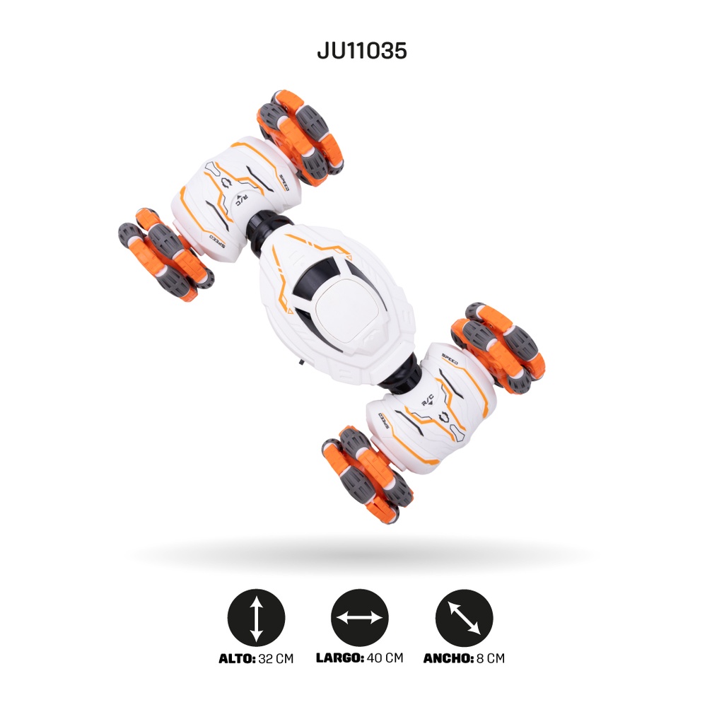 COCHE RADIO CONTROL DE CINCO VÍAS 2.4G, CON LÍNEA USB [809-42]