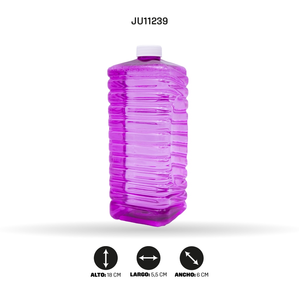 BOTELLA CUADRADA DE AGUA PARA BURBUJAS DE 500 ML [HT2014]