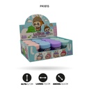 SACAPUNTAS BARRIL DOBLE ESTAMPADO X12 UND 615 [PAC4861]