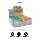 SACAPUNTAS DOBLE PASTEL CUADRADO BOX 24undDMS-183 [PAC4865]