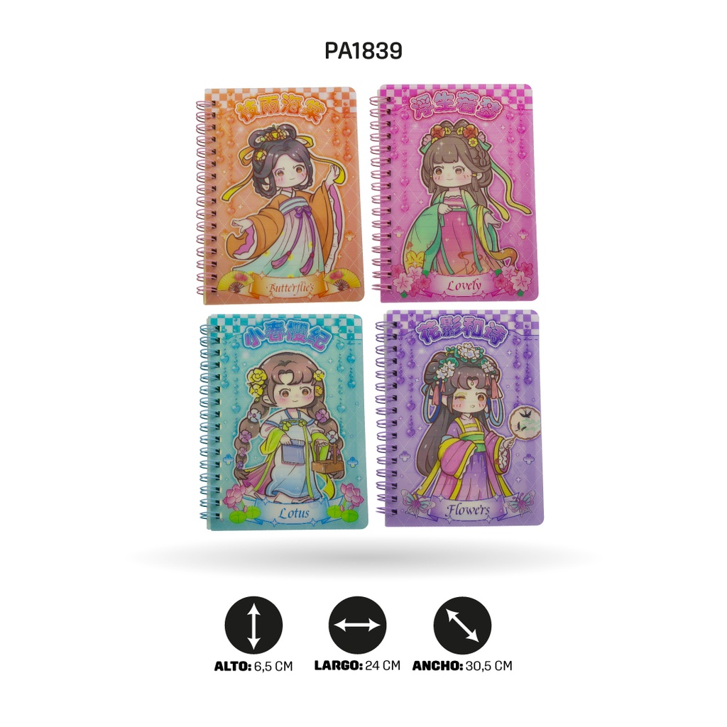 AGENDA HOLOGRAFICA XX-64929 DE NIÑAS JAPONESAS DISPL X24 [PAC4569]