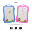 TABLERO CON BORRADOR Y MARCADOR NIÑA Y NIÑO 2257 [PAC4745]