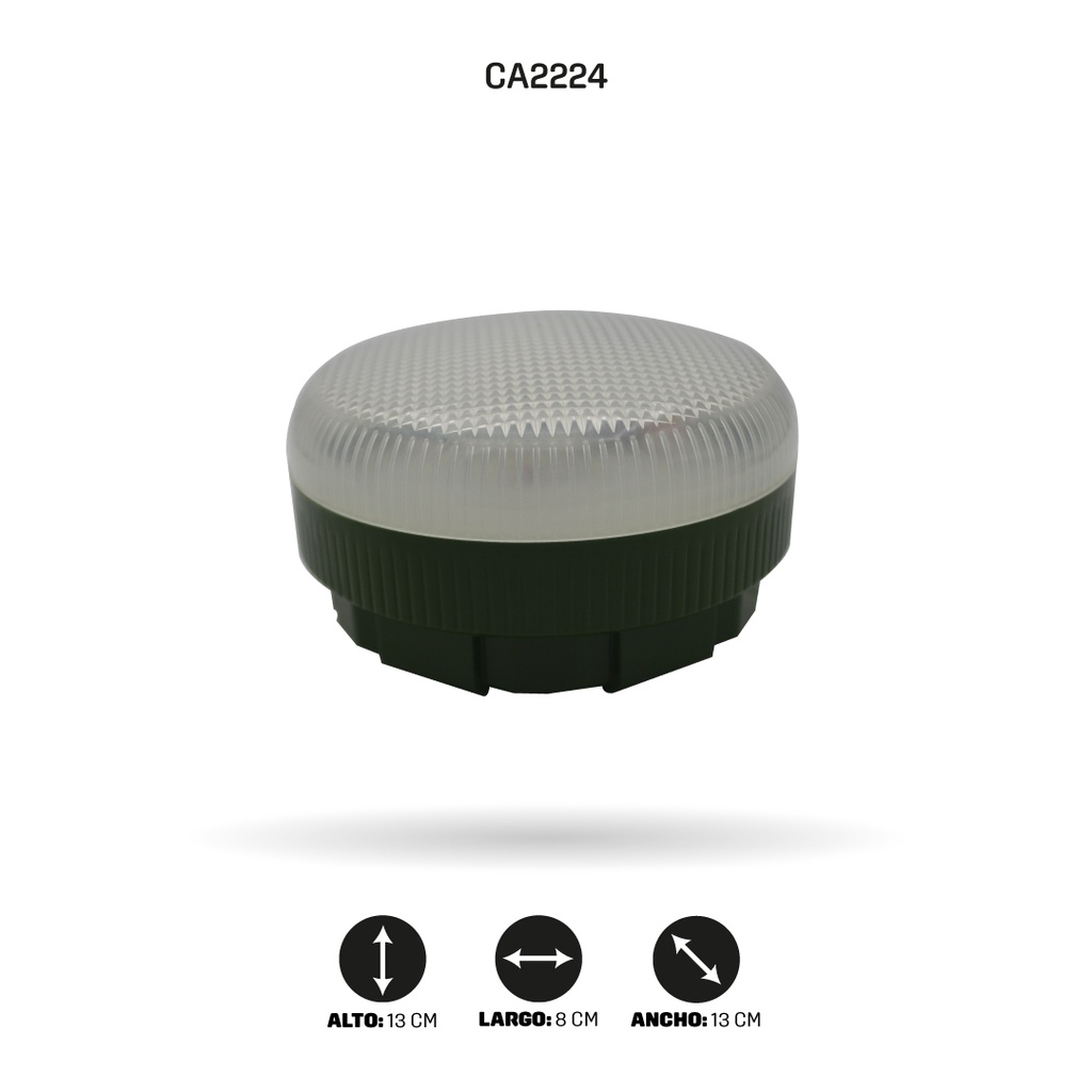 BOMBILLO RECARGABLE CON PANEL SOLAR 100W TGX-158S [PAC4470]