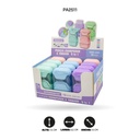 SACAPUNTAS DOBLE CON BORRADOR COLOR PASTEL DISPLAY X12 UNDS DMS-854 [PAC4872]