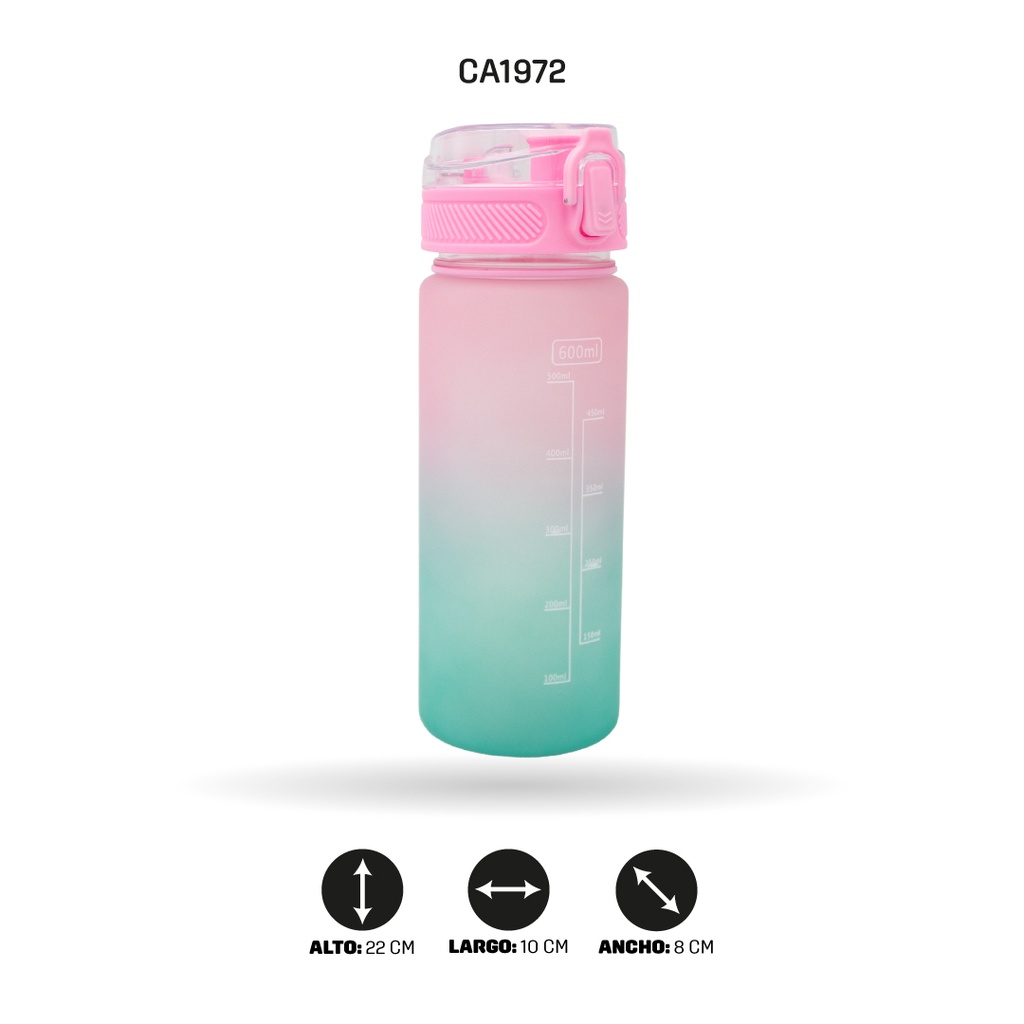 TERMO PLASTICO CON STICKERS x JUEGO [PAC5860]