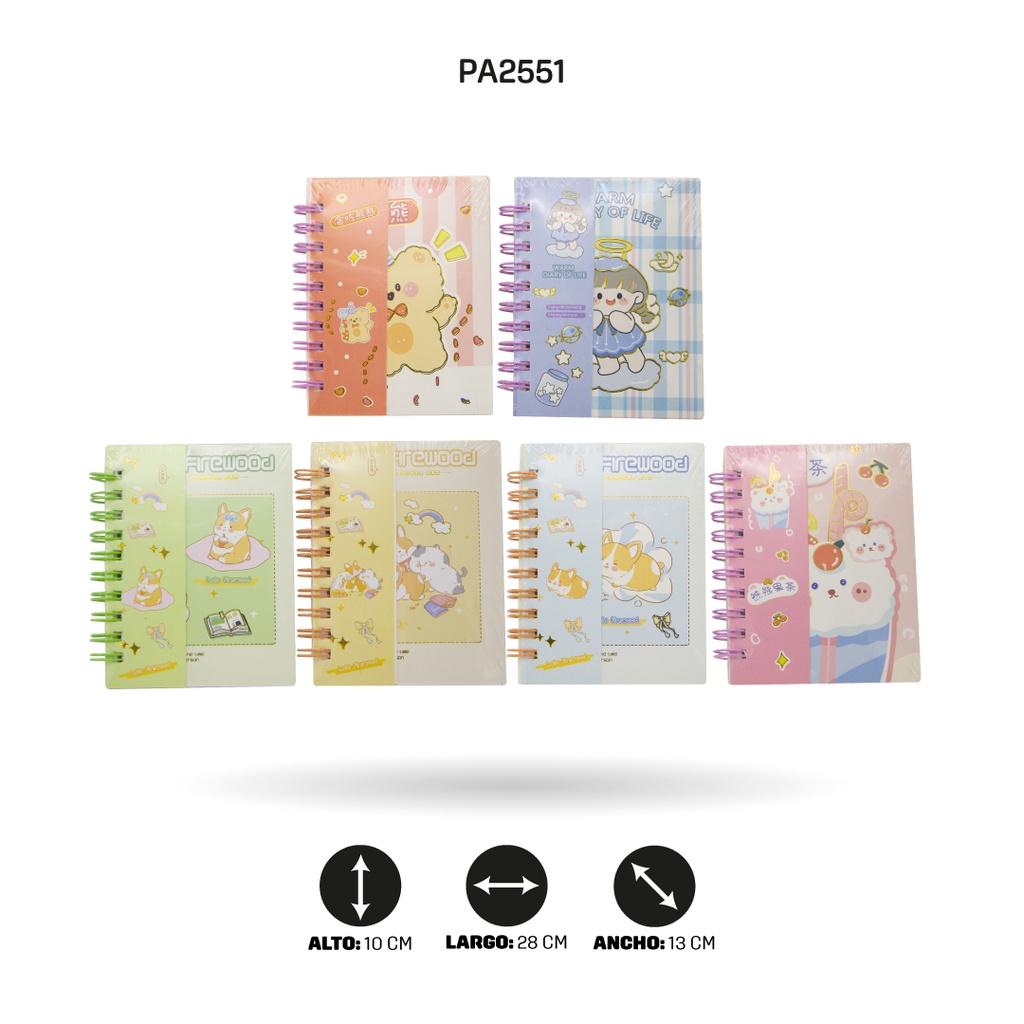 AGENDA MINI NOTAS 80 HOJAS  REF100K [PAC4648]