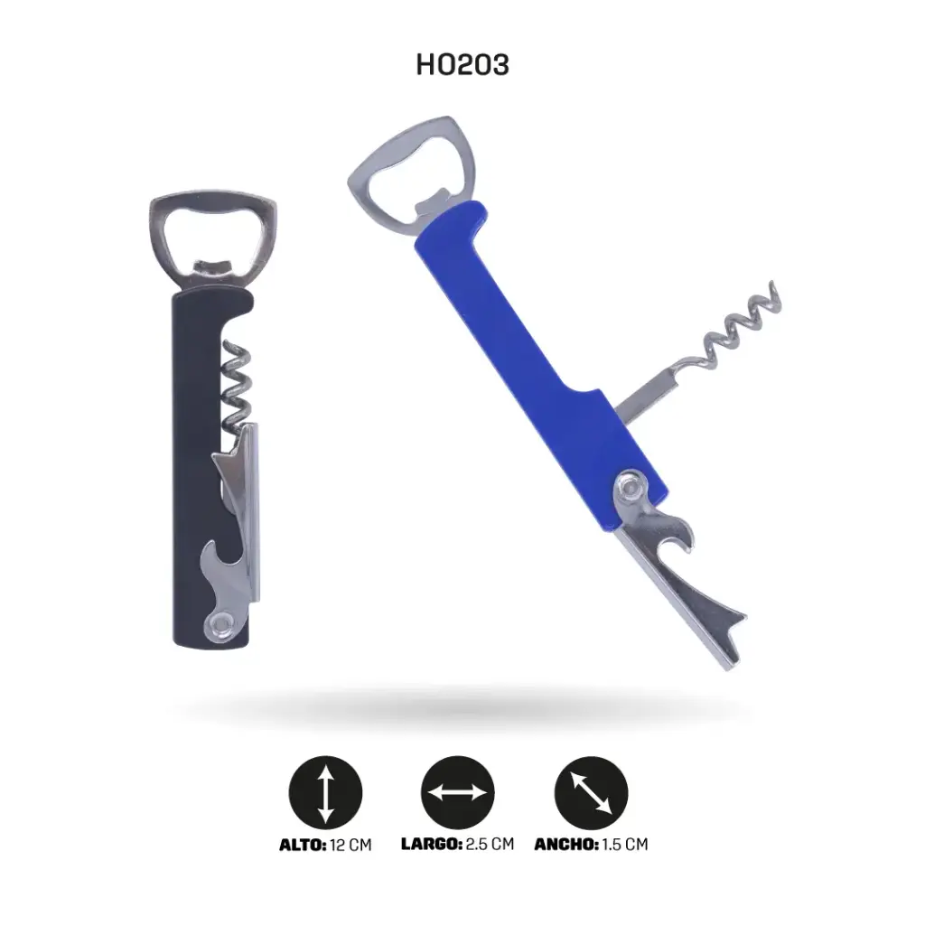 DESTAPADOR Y SACACORCHOS BJ-705 [PAC6438]