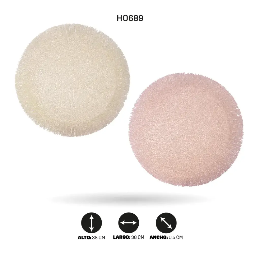 INDIVIDUAL REDONDO 38CM (DISPLAY X12) [PAC6591]