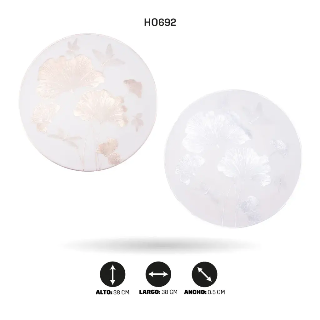 INDIVIDUAL REDONDO 38CM (DISPLAY X12) [PAC6594]