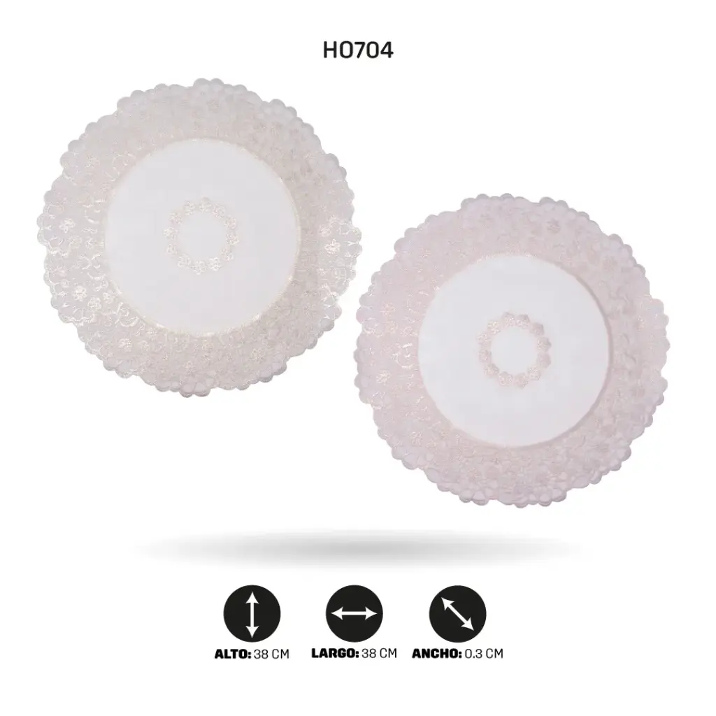 INDIVIDUAL REDONDO 38CM (DISPLAY X12) [PAC6598]