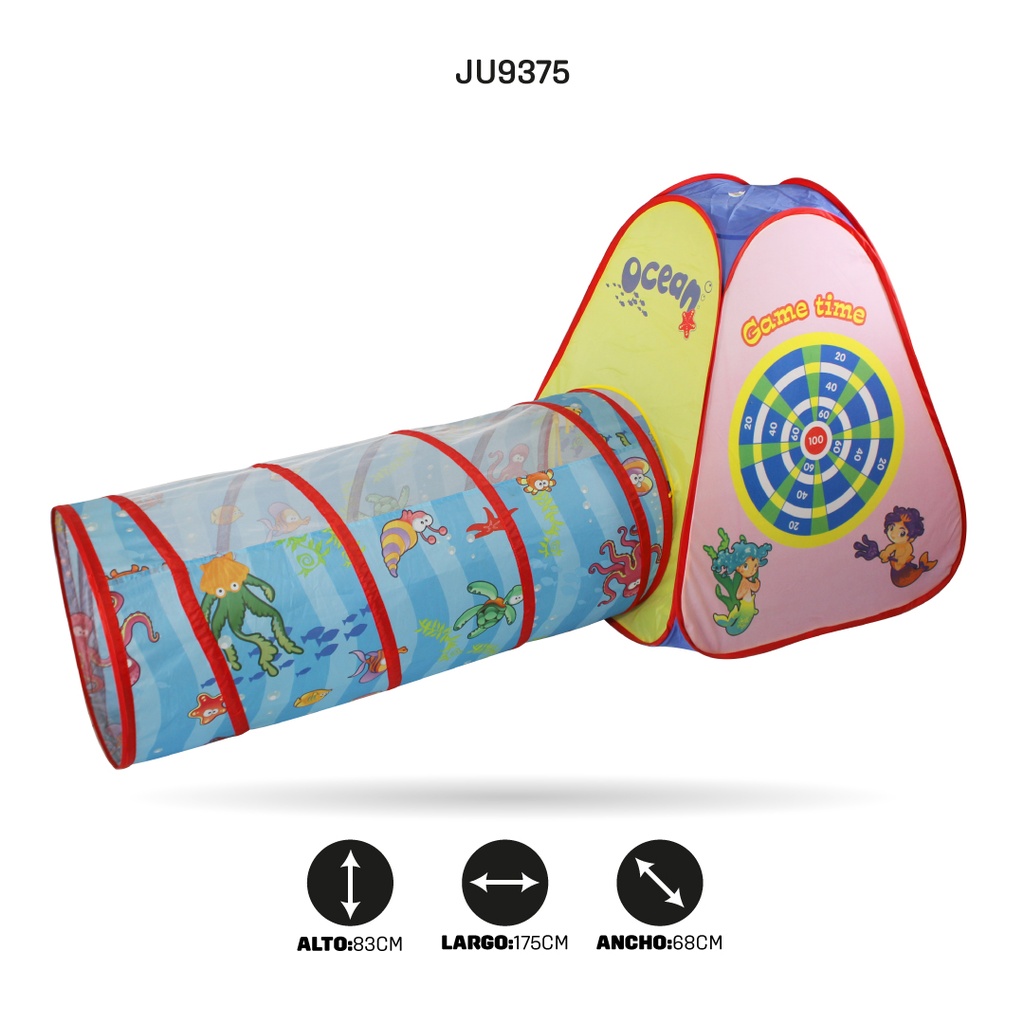 Tienda Infantil con túnel Unixes [889-176A-B] 