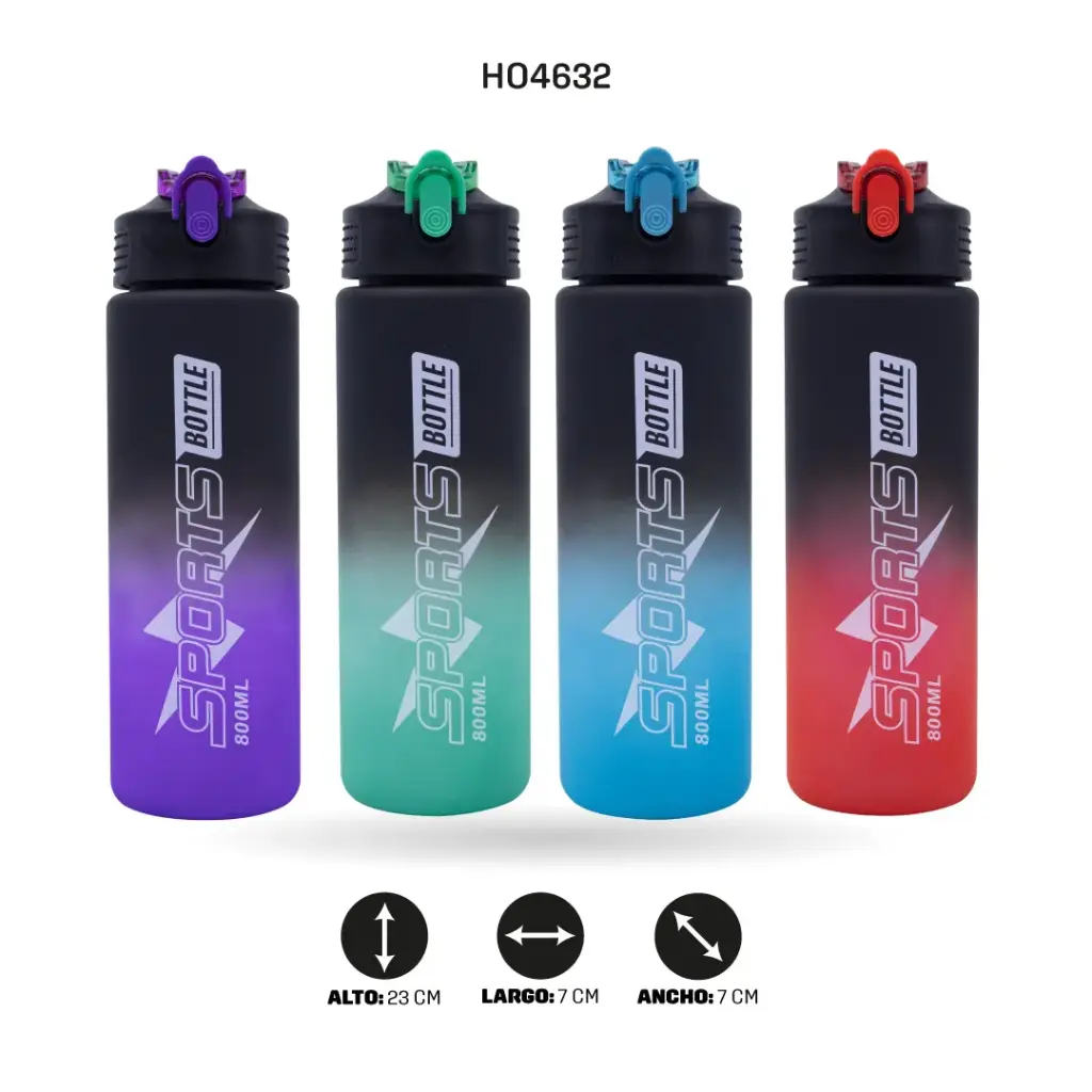 TERMO PLASTICO DEPORTIVO DE 800 ml [PAC6495]