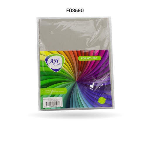 [FO4482] FOAMY 1/8 AH ROYAL GRIS CLARO X 10 UNDS [AH80103315-4482-AH80103315]