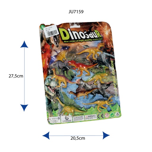[JU7159] DINOSAURIOS PEQUEÑOS EN BLISTER [718]