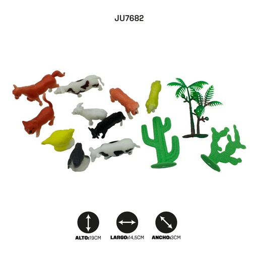 [JU7682] JUEGO FIGURAS GRANJA DE SIMULACIÓN [3404]