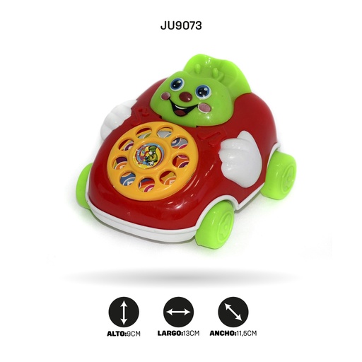 [JU9073] JUGUETE TELEFONO CON RUEDAS [28028]