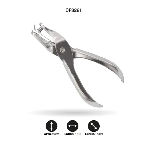 [OF3281] PERFORADORA AHROYAL 1 HUECO [PAC3260-3281-PAC40016-3281]