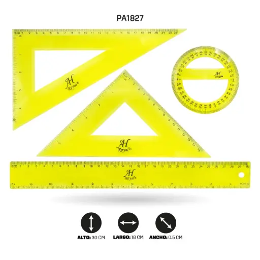 [PA1827] JUEGO GEOMETRICO AH ROYAL CON TABLA PERIODICA [PAC2138-1827-PAC10044]