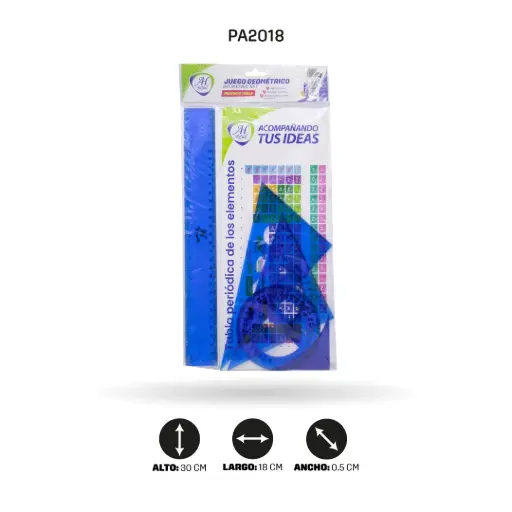 [PA2018] JUEGO GEOMETRICO AH ROYAL CON TABLA PERIODICA [PAC2136-2018-PAC10045]