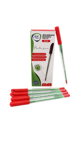 [PA2054] BOLIGRAFO AH ROYAL LINEA GEL 0.7 REDONDO ROJO [ROJO70631-2054]