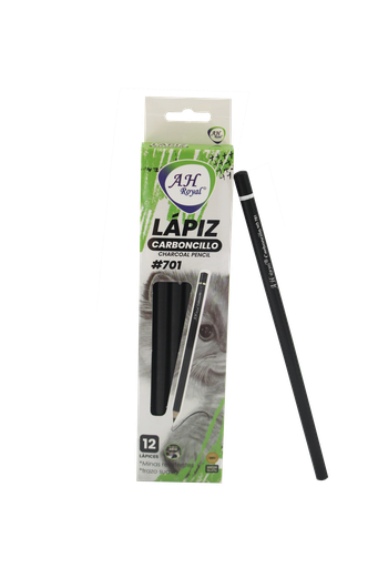 [PA2304] LAPIZ AH ROYAL CARBONCILLO DISPLEY X 12 UND [PAC30070-2304]