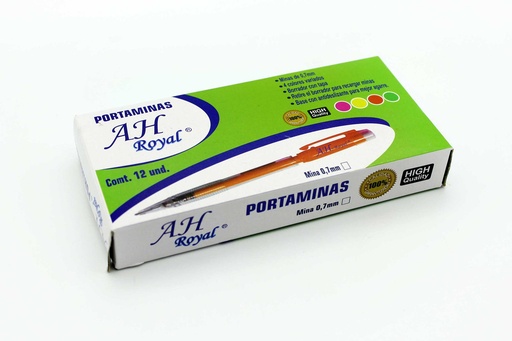 [PA279] PORTAMINA AH ROYAL COLORES SURTIDOS MINA 0.7 [PAC70106]
