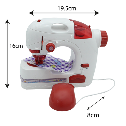 [JU1479] PEQUEÑA MÁQUINA DE COSER MECANISMO PILAS [3232]