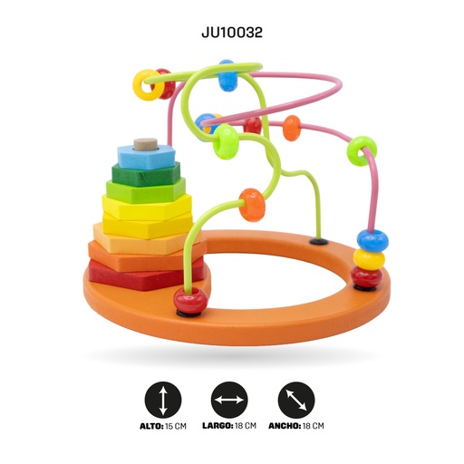 [JU10032] 8649 CUENTAS ENROLLABLES EN FORMA DE TORRE [1970-160]