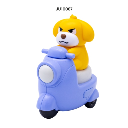 [JU10087] PERRO EN MOTOCICLETA VESPA X12 UND [ZP1788-4]