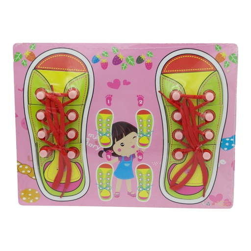 [JU10230] ATAR LOS CORDONES DE LOS ZAPATOS CON FIGURAS [1970-71]