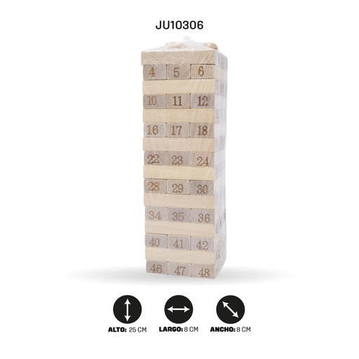 [JU10306] 703 JUEGO DIDÁCTICO DE MADERA GRANDE [1970-120]