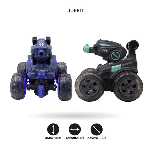 [JU9611] COCHE ACROBACIAS RADIOCONTROL CON BOMBA DE AGUA CON CABLE USB [898-15]