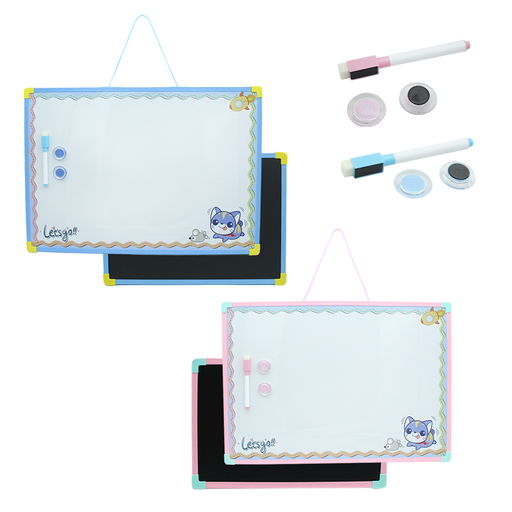 [PA1059] TABLERO DOBLE MAGNETICO 35X40CM6215-4 [PAC3304-1059]