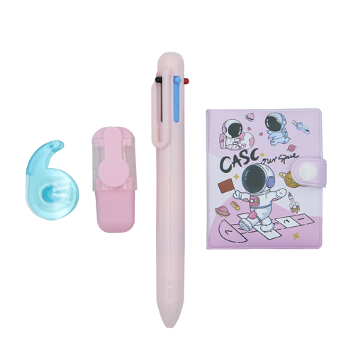 [PA9837] SET BOLIGRAFO 6MINAS +AGENDA +DISPENSADOR +RESALTADOR E-006A (PAC3148) (X18UND) KW [PAC3148]