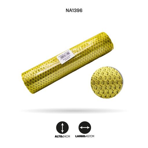 [NA1396] MALLA ESCARCHA DORADO [PAC3712]