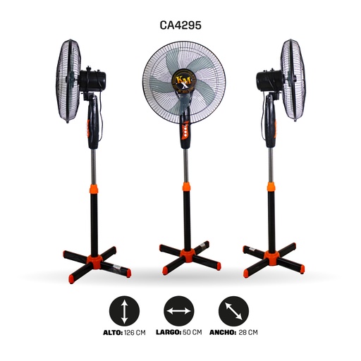 [CA4295] VENTILADOR DE 16" 5 HASPAS [PAC4305]