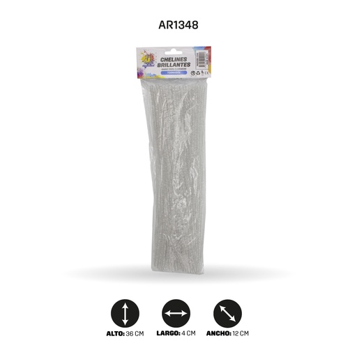 [AR1348] CHELINES BRILLANTES TORNASOL BOLSA X 100 UND [PAC5392]