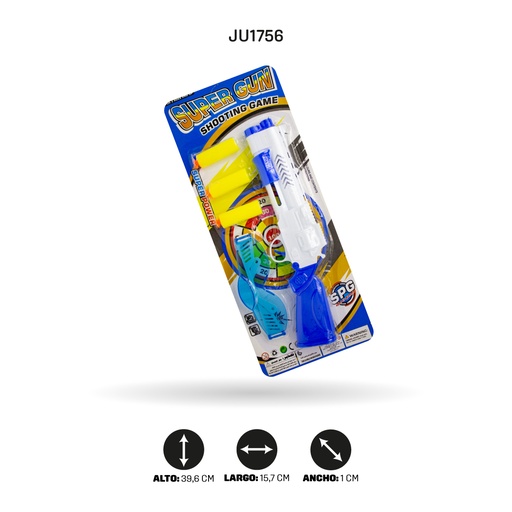 [JU1756] PISTOLA BLANDA EVA [770-15]