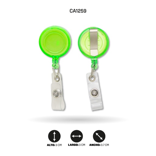 [CA1259] YOYO PARA ESCARAPELA VERDE [PAC5485]