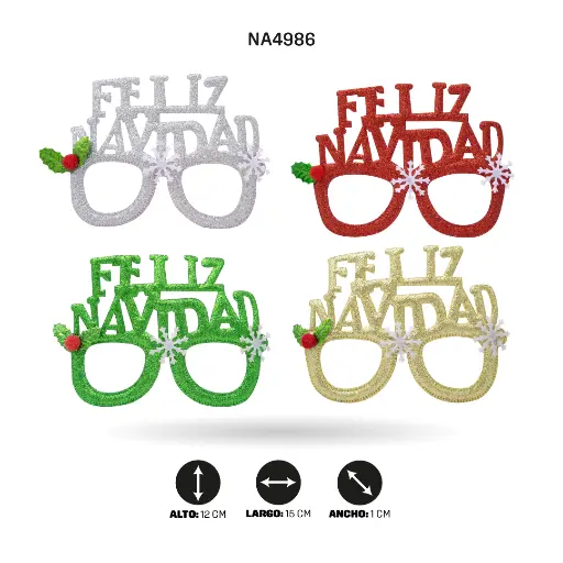 [NA4986] GAFA DE FELIZ NAVIDAD -5 [PAC4949]
