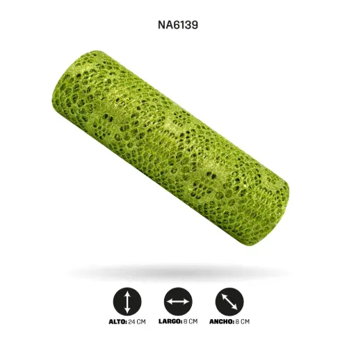 [NA6139] MALLA 24cm x 5y VERDE PISTACHO CLARO [PAC5055]